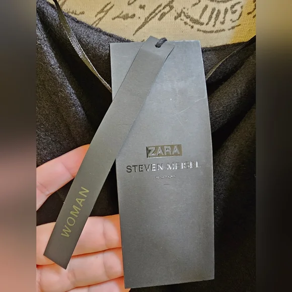 NEW ZARA WOOL PONCHO STEVEN MEISEL - Picture 6 of 12